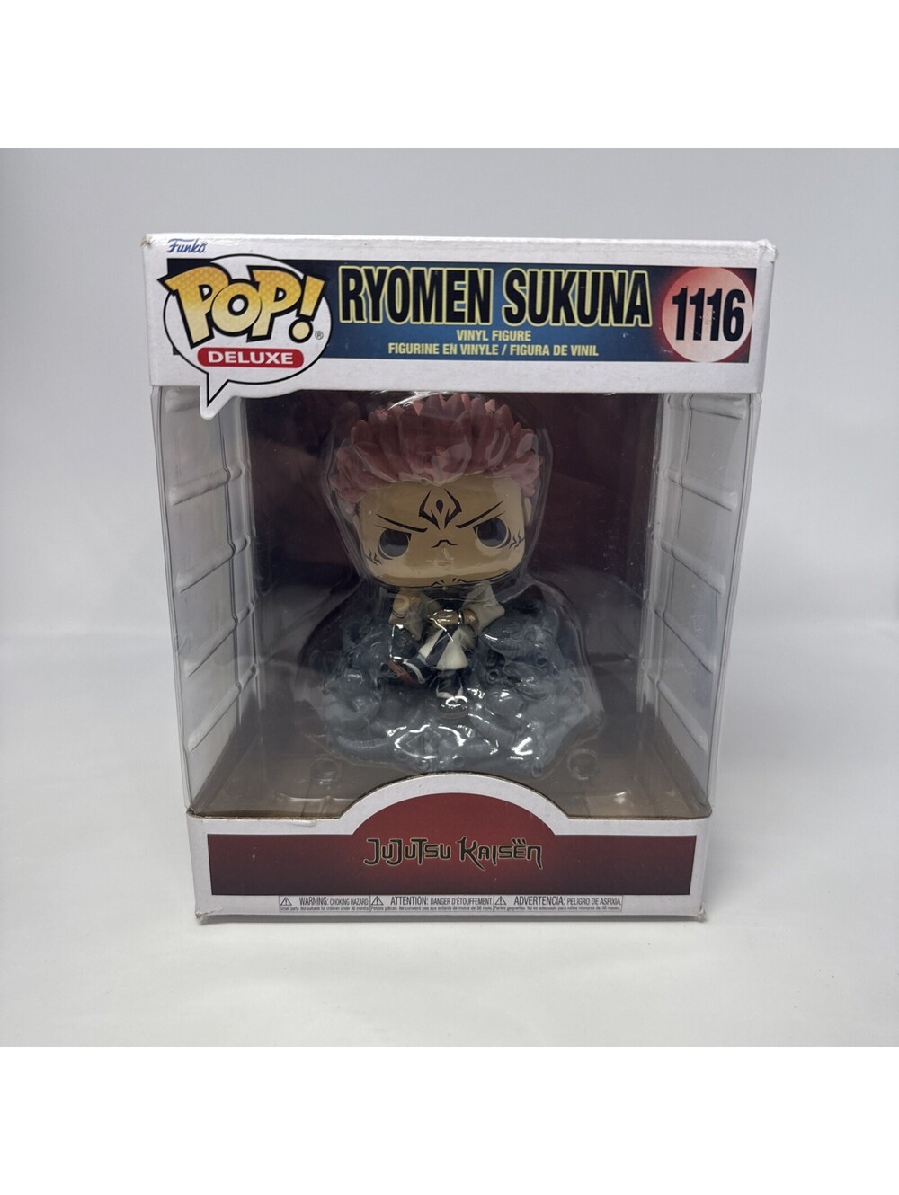 Funko Pop! Deluxe Jujutsu Kaisen Ryomen Sukuna #1116 Boxed Vinyl Figure
